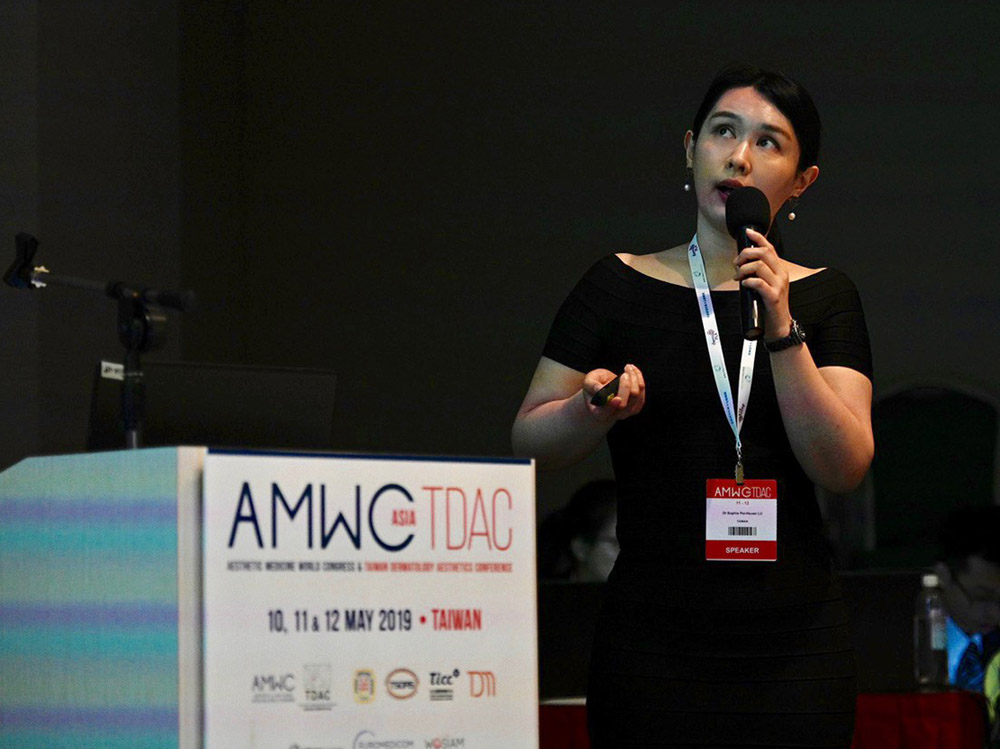 AMWC-Asia/台灣皮膚科醫學會 呂佩璇醫師發表複合式多層次埋線拉提